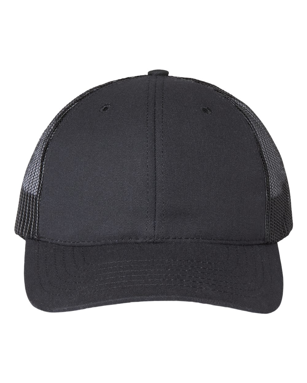 USA-Made Trucker Cap - Front - B99395500 - Black