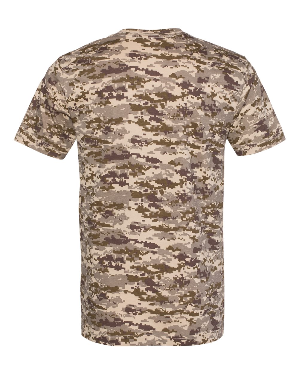 Men's Camo Tee - Back - B10238733 - Sand Digital