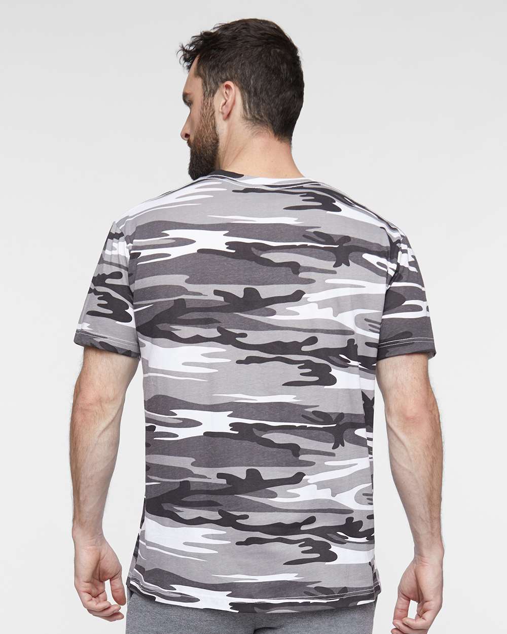 Men's Camo Tee - OnModelBack - B10238353 - Urban Woodland