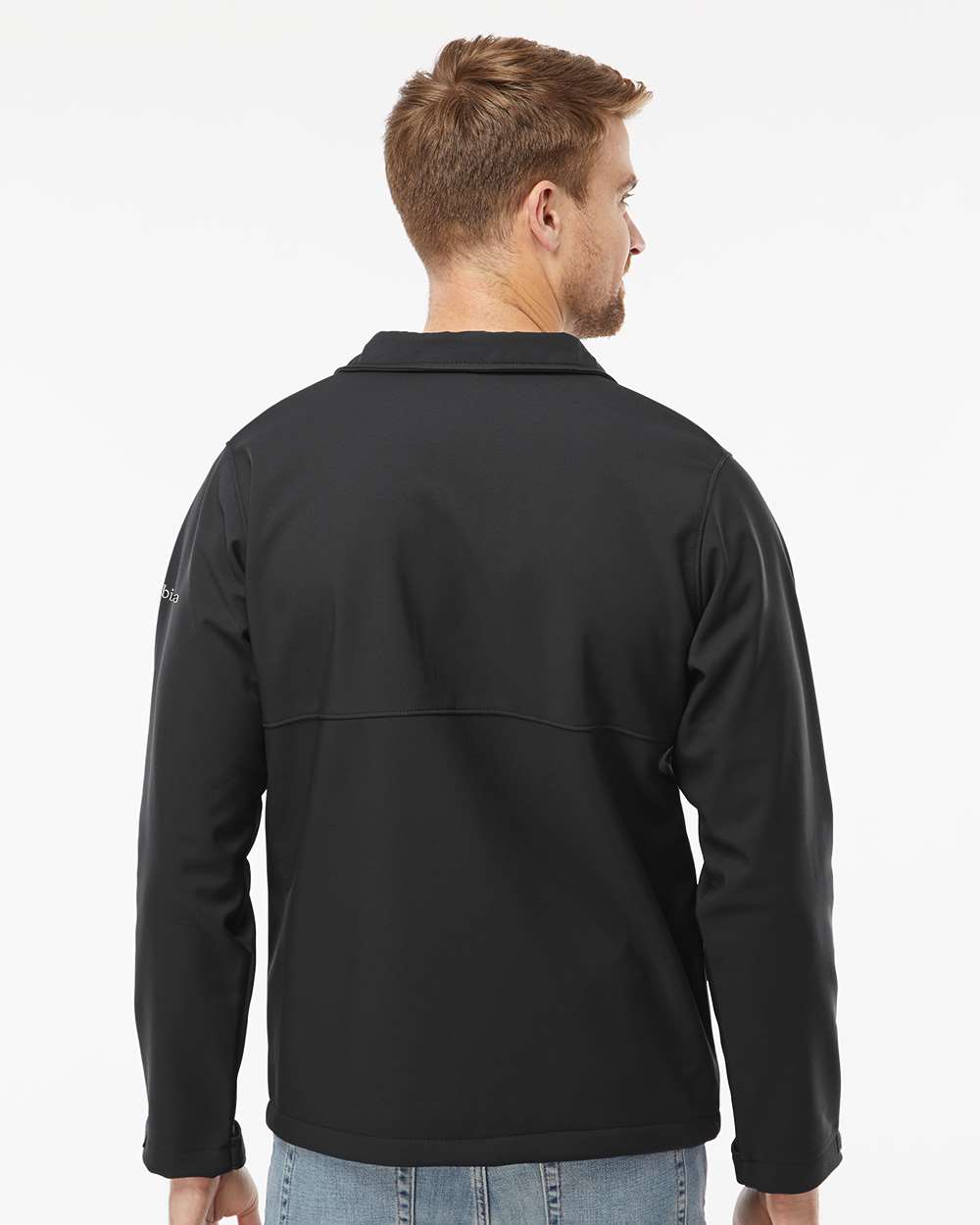 Men's Ascender™ Soft Shell Jacket - OnModelBack - B09224503 - Black
