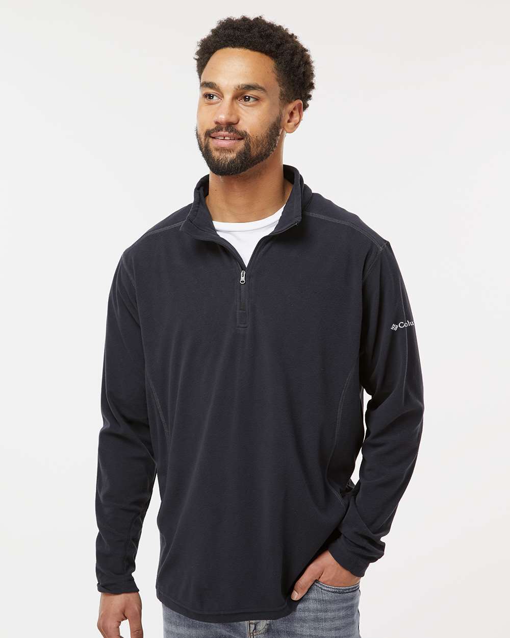 Men's Klamath Range™ II Half-Zip Pullover - OnModelFront - B09524503 - Black