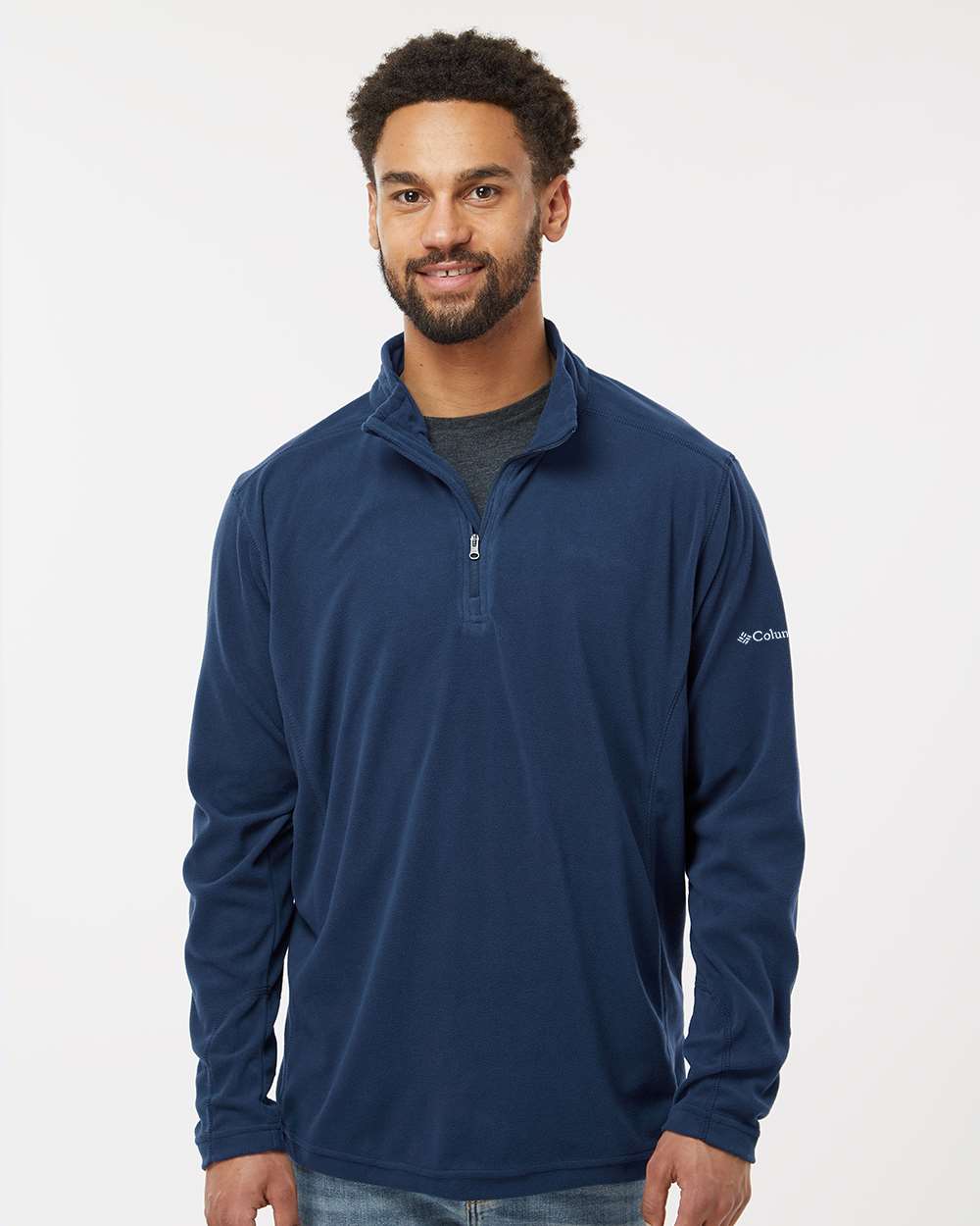 Men's Klamath Range™ II Half-Zip Pullover - OnModelFront - B09524653 - Collegiate Navy