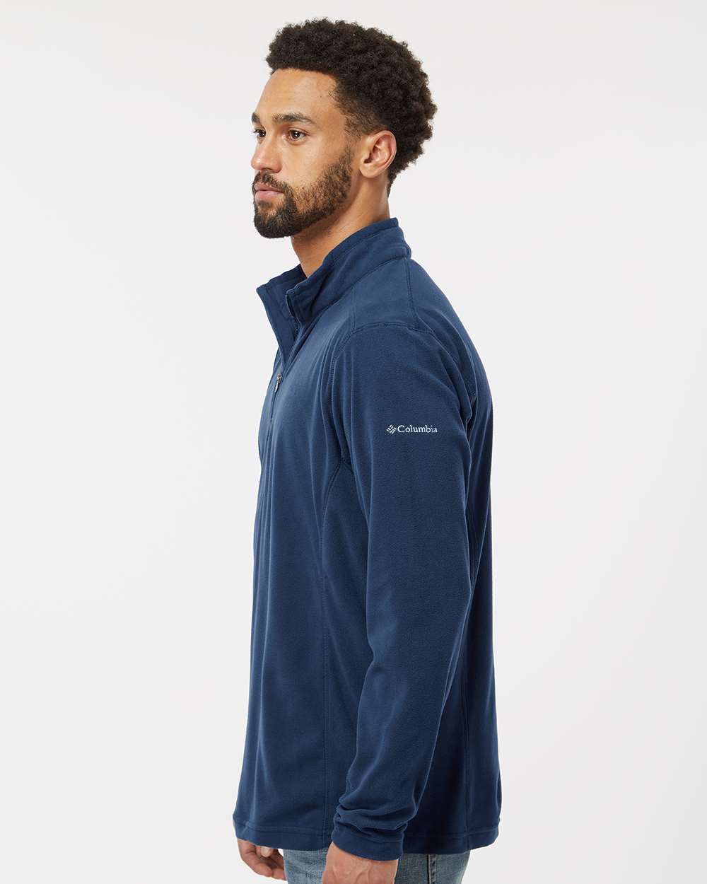 Men's Klamath Range™ II Half-Zip Pullover - OnModelSide - B09524653 - Collegiate Navy