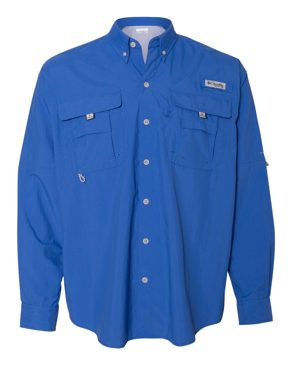 Men's PFG Bahama™ II Shirt - Front - B11924253 - Vivid Blue
