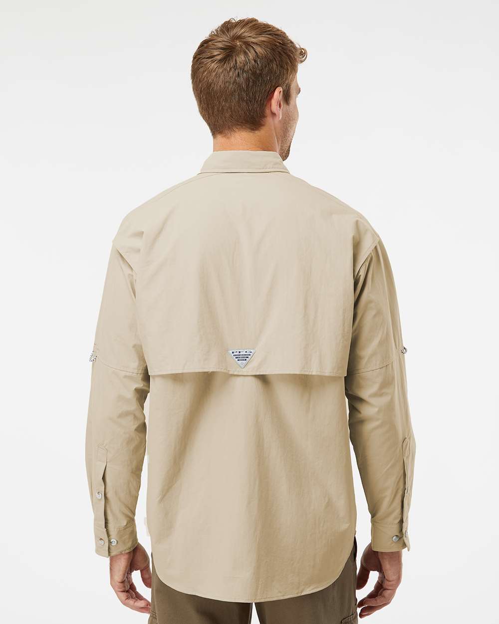 Men's PFG Bahama™ II Shirt - OnModelBack - B11924363 - Fossil