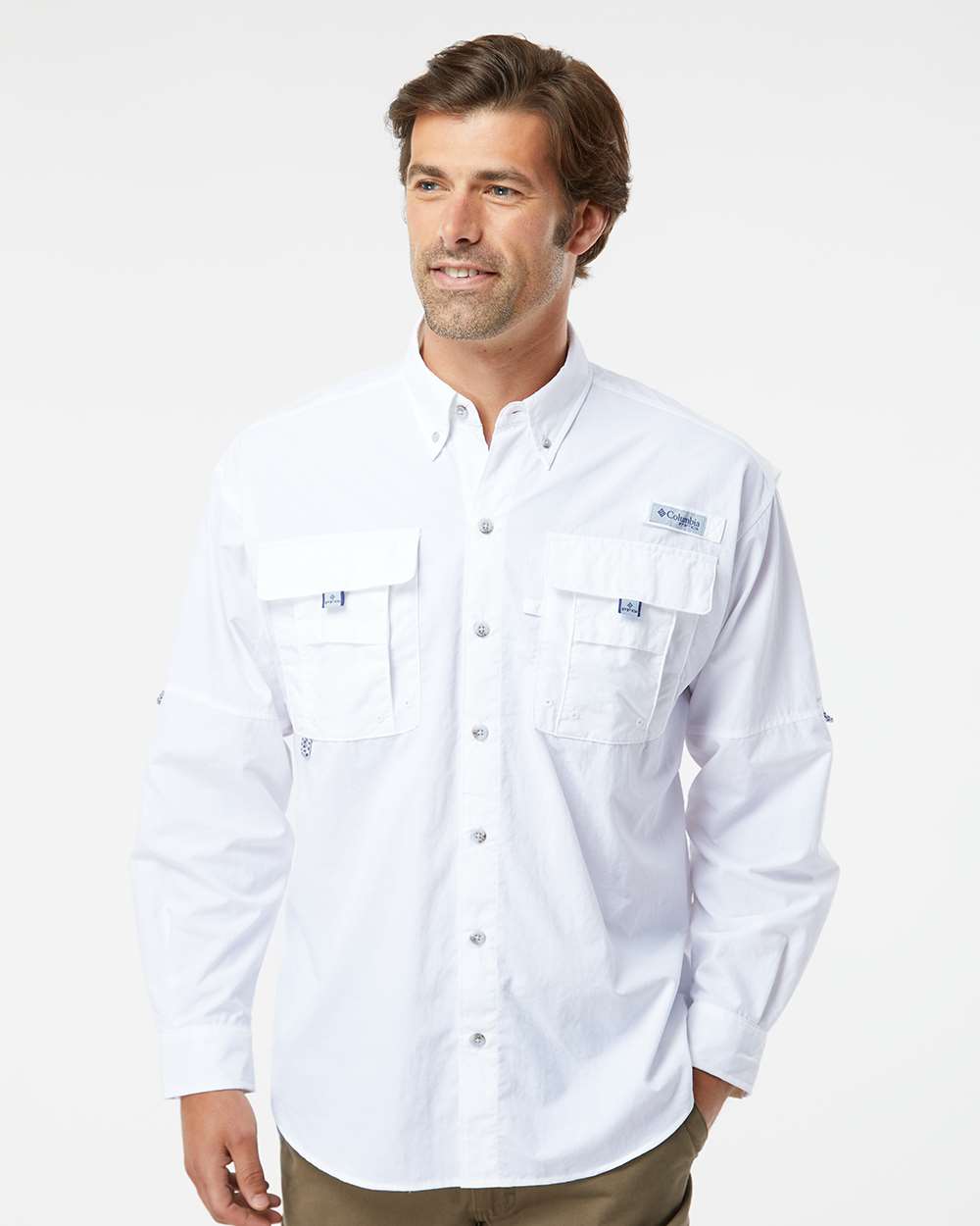 Men's PFG Bahama™ II Shirt - OnModelFront - B11924003 - White