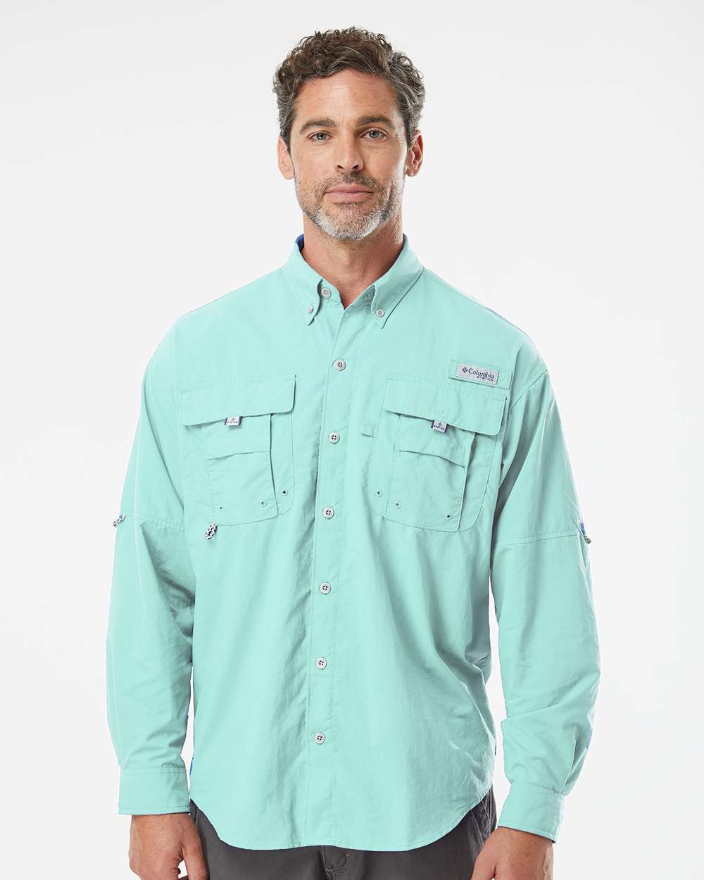 Men's PFG Bahama™ II Shirt - OnModelFront - B11924983 - Gulf Stream