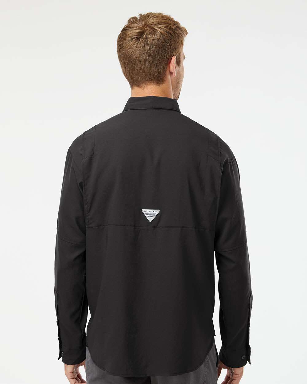 Men's PFG Tamiami™ II Shirt - OnModelBack - B14224503 - Black