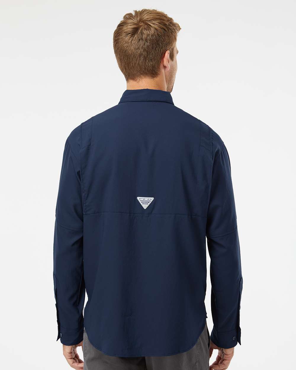 Men's PFG Tamiami™ II Shirt - OnModelBack - B14224653 - Collegiate Navy
