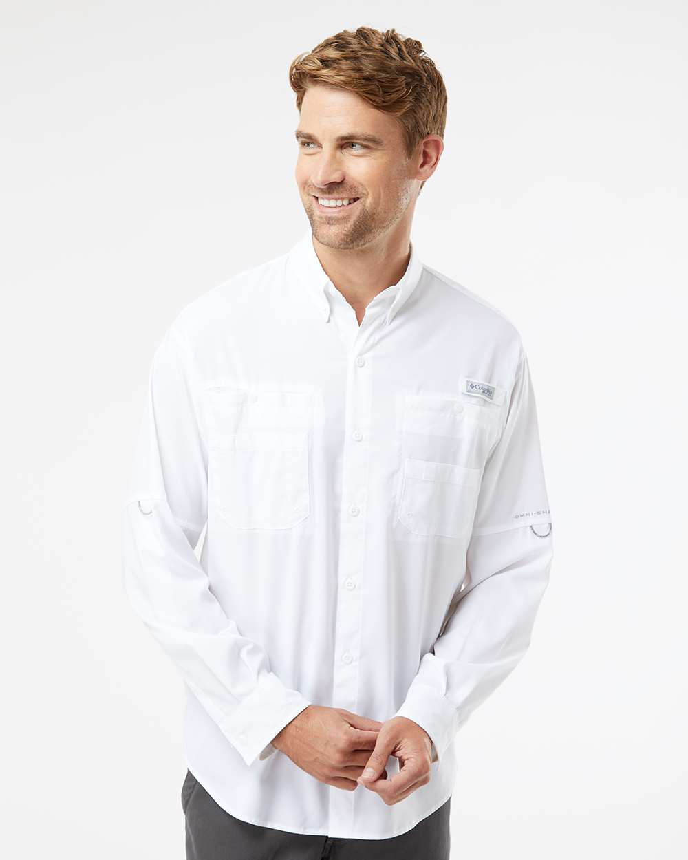 Men's PFG Tamiami™ II Shirt - OnModelFront - B14224003 - White