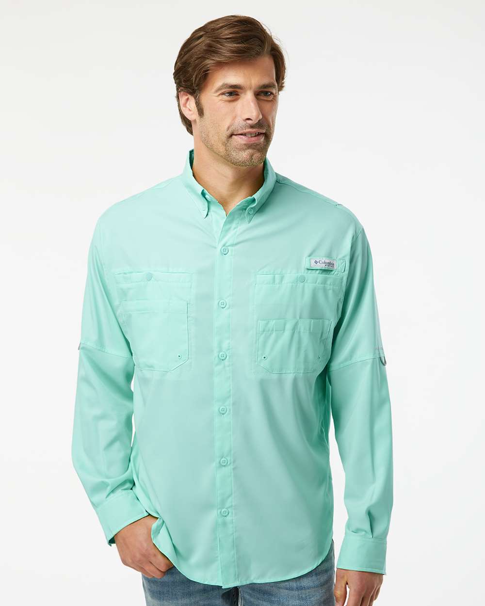 Men's PFG Tamiami™ II Shirt - OnModelFront - B14224173 - Gulf Stream