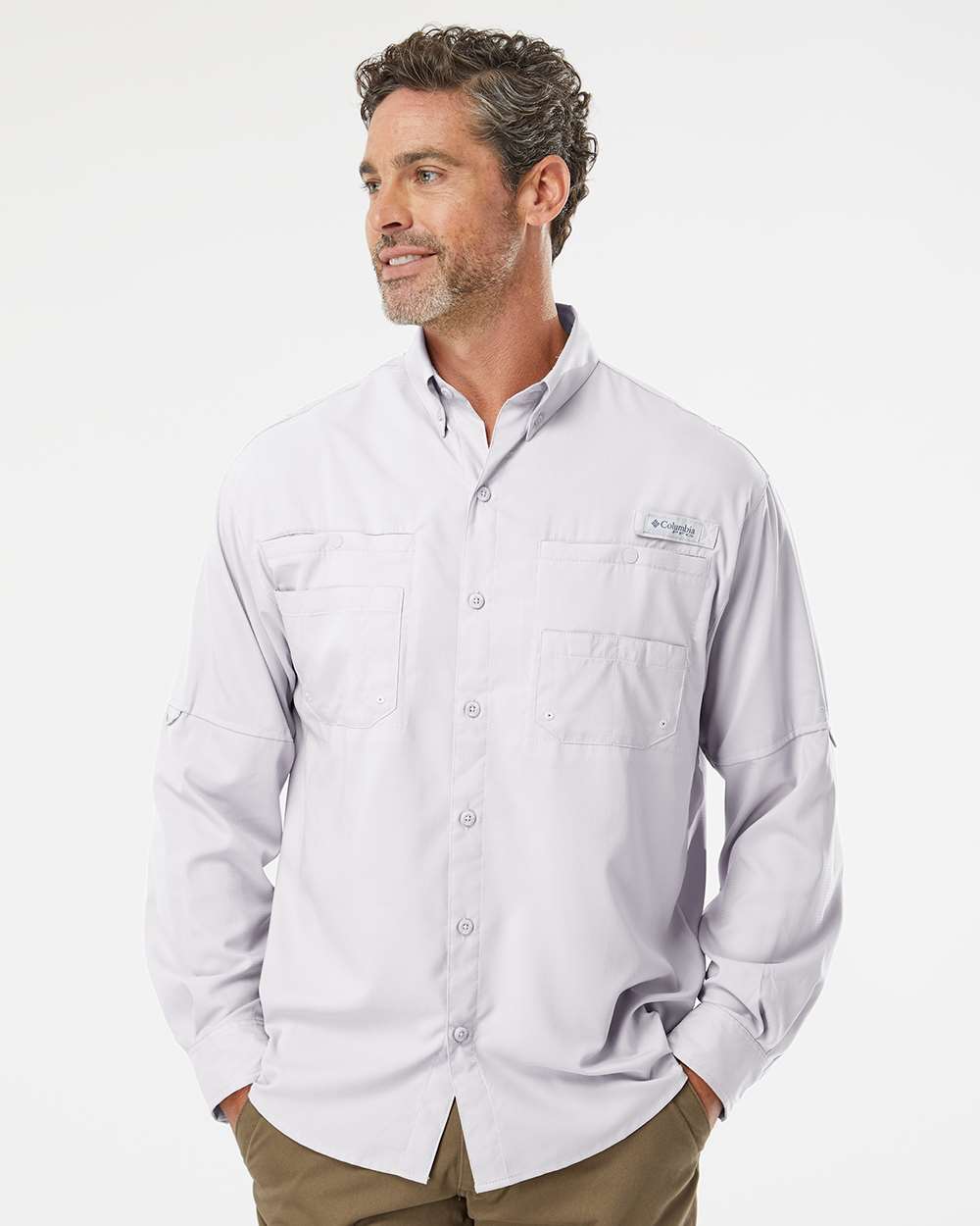 Men's PFG Tamiami™ II Shirt - OnModelFront - B14224593 - Cool Grey