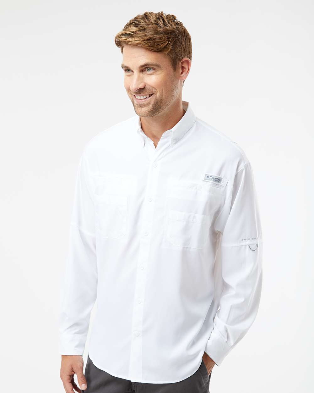 Men's PFG Tamiami™ II Shirt - OnModelSide - B14224003 - White