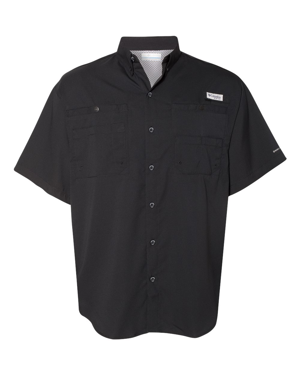 Men's PFG Tamiami™ II Short Sleeve Shirt - Front - B14324503 - Black