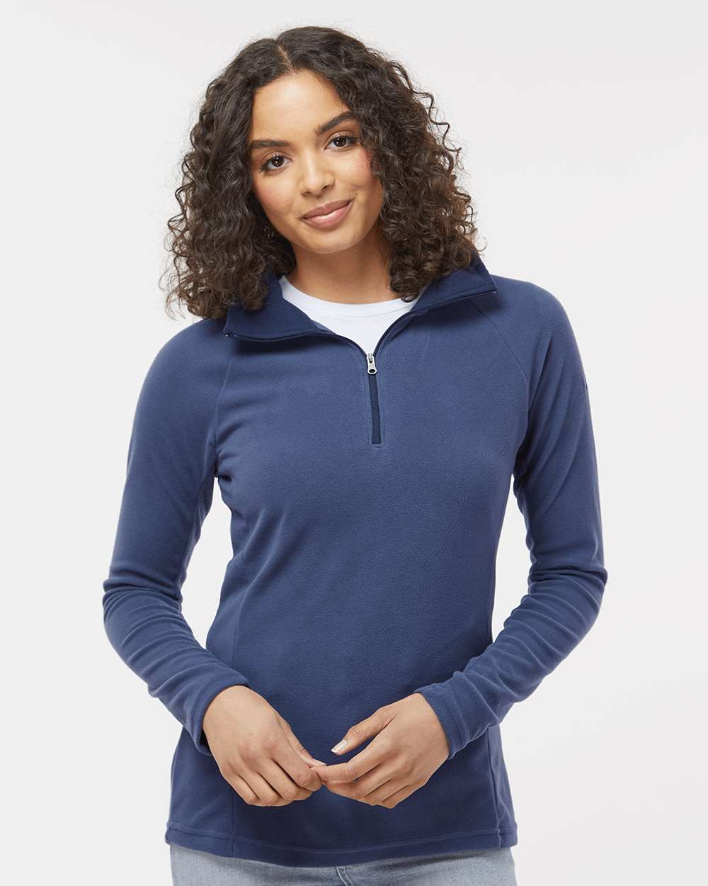 Women's Glacial™ IV Half-Zip Fleece Pullover - OnModelFront - B15524653 - Nocturnal