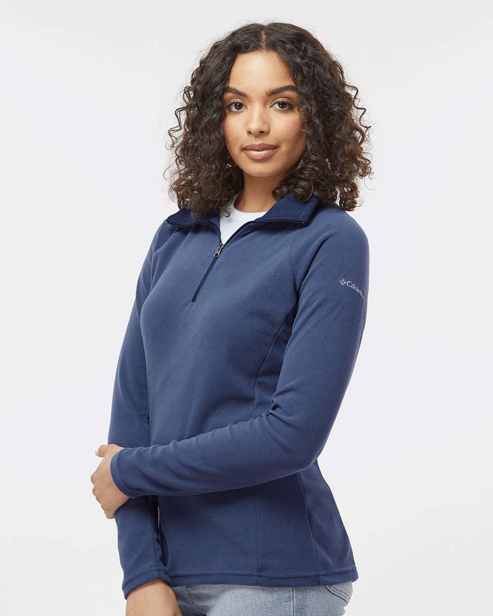 Women's Glacial™ IV Half-Zip Fleece Pullover - OnModelSide - B15524653 - Nocturnal