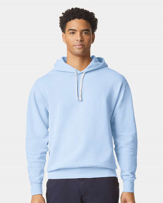 Unisex Garment-Dyed Lightweight Fleece Hooded Sweatshirt - styleImage