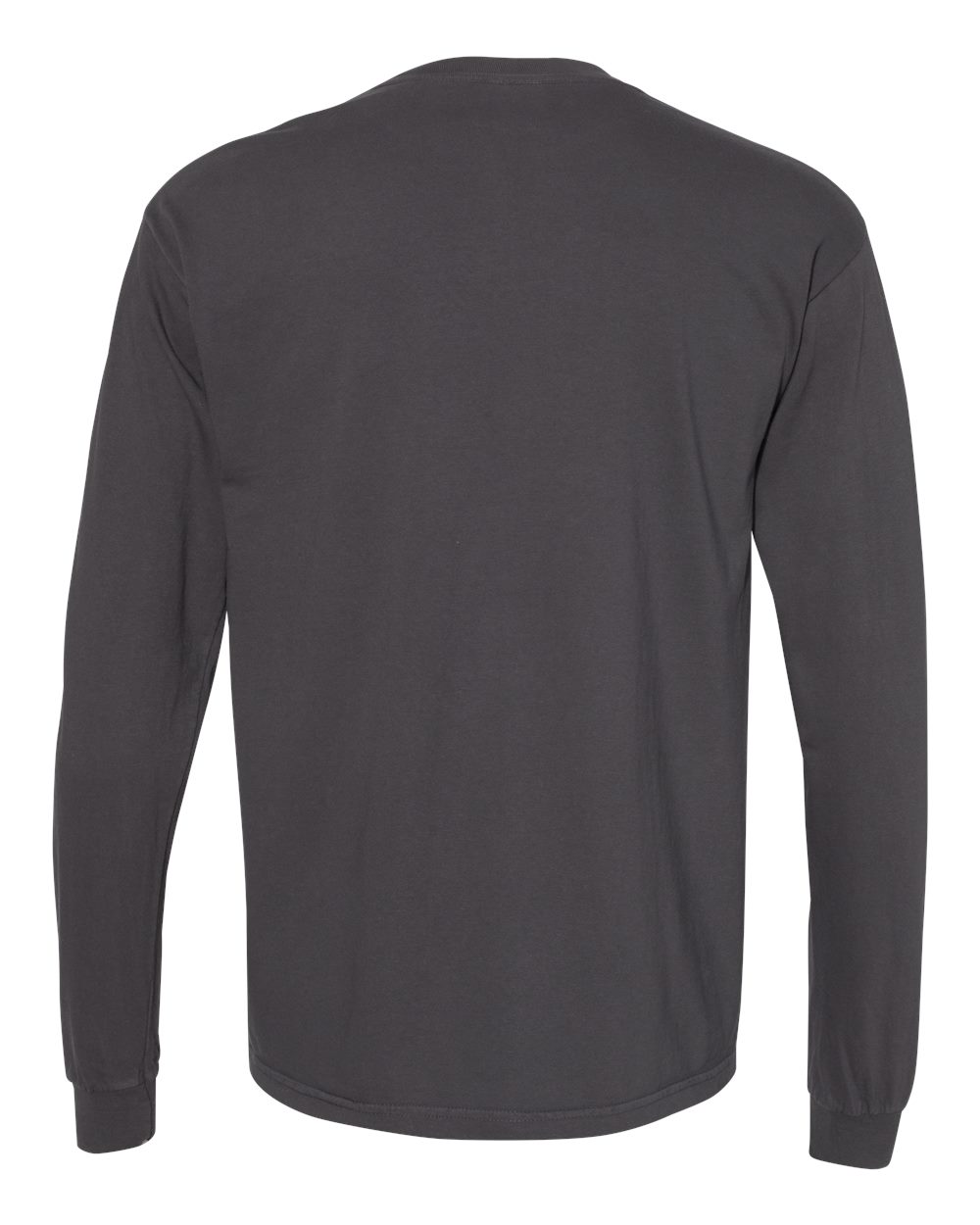 Garment-Dyed Heavyweight Long Sleeve T-Shirt - Back - B08108133 - Graphite