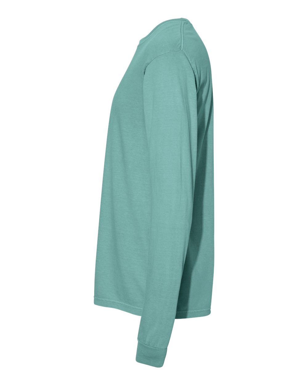 Garment-Dyed Heavyweight Long Sleeve T-Shirt - DirectSide - B08108053 - Seafoam