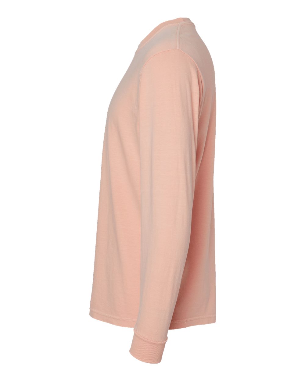 Garment-Dyed Heavyweight Long Sleeve T-Shirt - DirectSide - B08108073 - Peachy