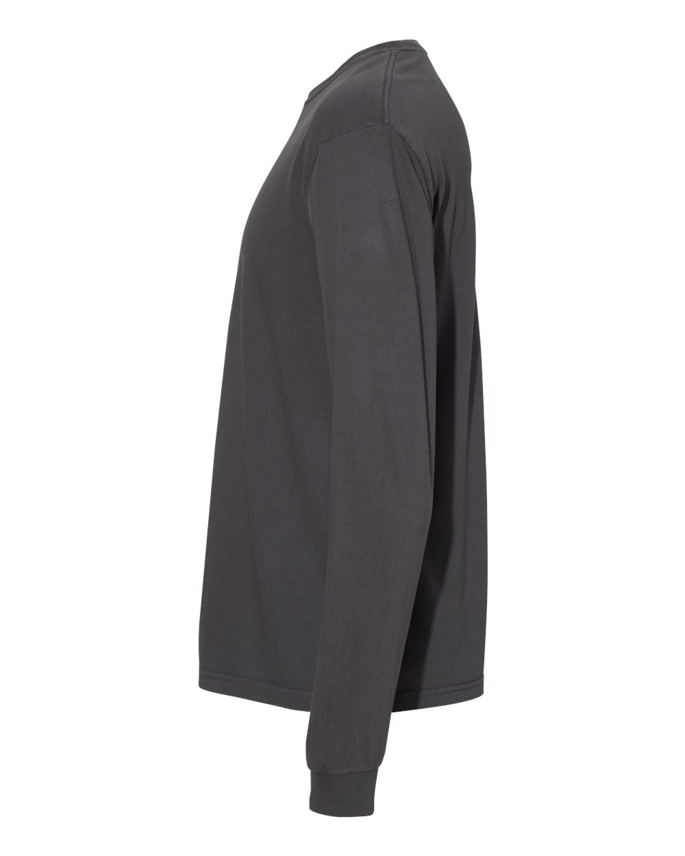 Garment-Dyed Heavyweight Long Sleeve T-Shirt - DirectSide - B08108133 - Graphite