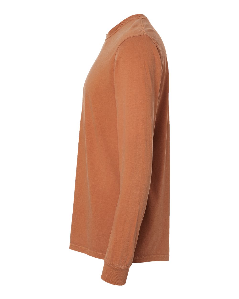 Garment-Dyed Heavyweight Long Sleeve T-Shirt - DirectSide - B08108323 - Yam