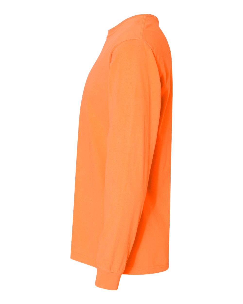Garment-Dyed Heavyweight Long Sleeve T-Shirt - DirectSide - B08108333 - Melon