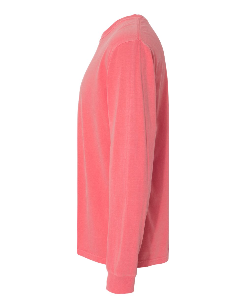 Garment-Dyed Heavyweight Long Sleeve T-Shirt - DirectSide - B08108463 - Watermelon