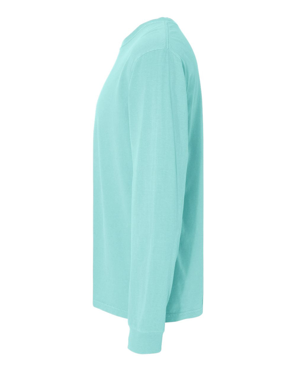 Garment-Dyed Heavyweight Long Sleeve T-Shirt - DirectSide - B08108473 - Chalky Mint