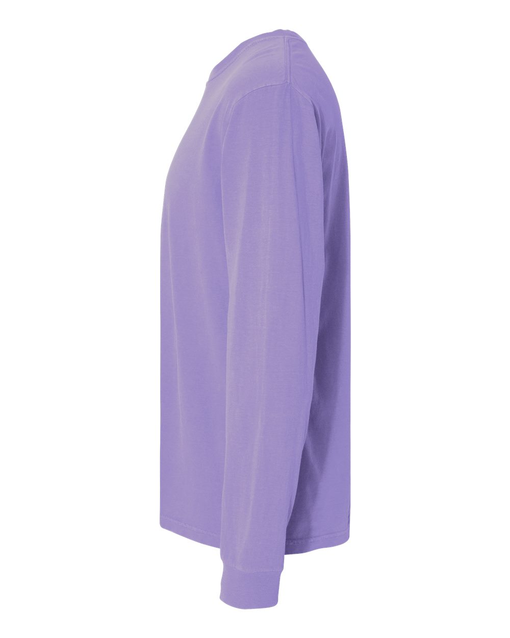 Garment-Dyed Heavyweight Long Sleeve T-Shirt - DirectSide - B08108573 - Violet