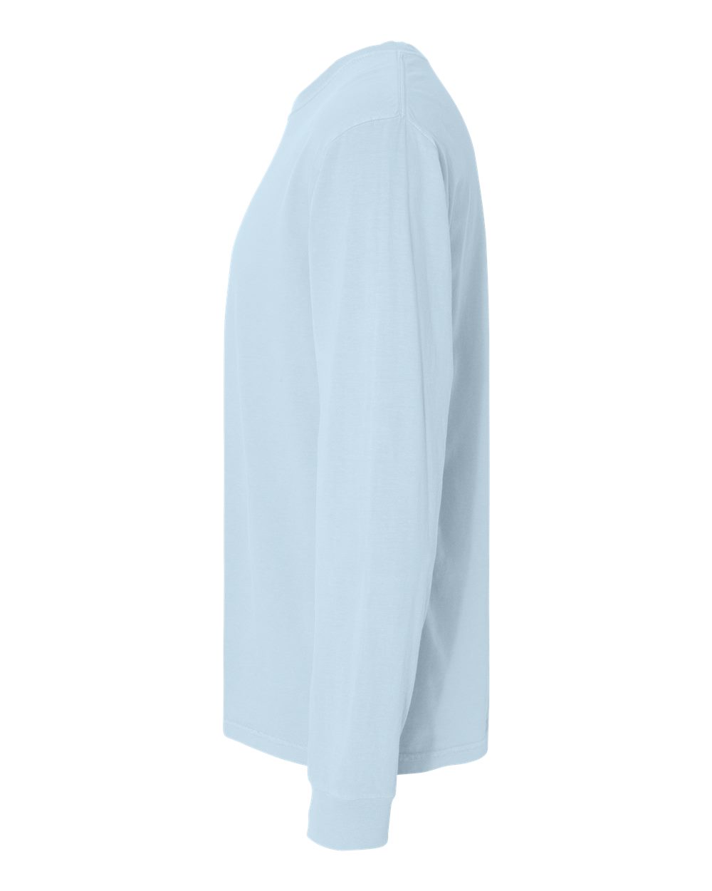 Garment-Dyed Heavyweight Long Sleeve T-Shirt - DirectSide - B08108683 - Chambray
