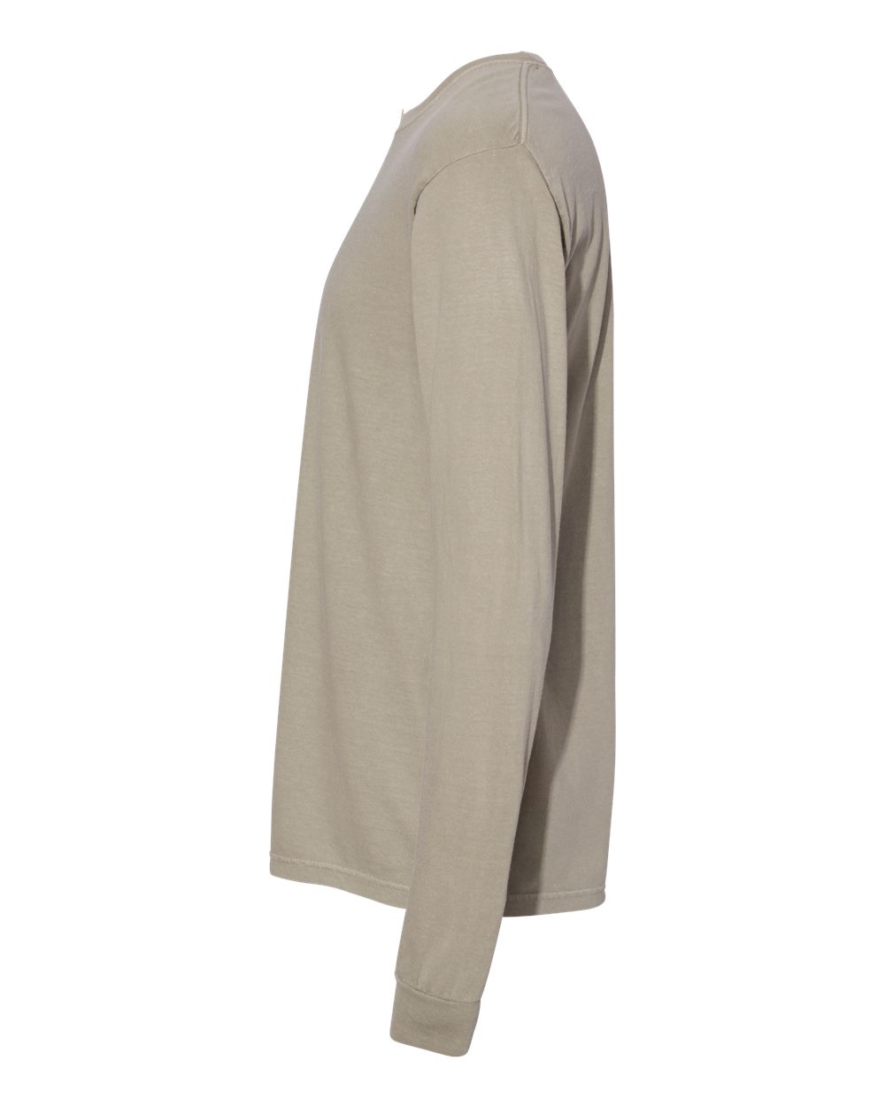 Garment-Dyed Heavyweight Long Sleeve T-Shirt - DirectSide - B08108733 - Sandstone