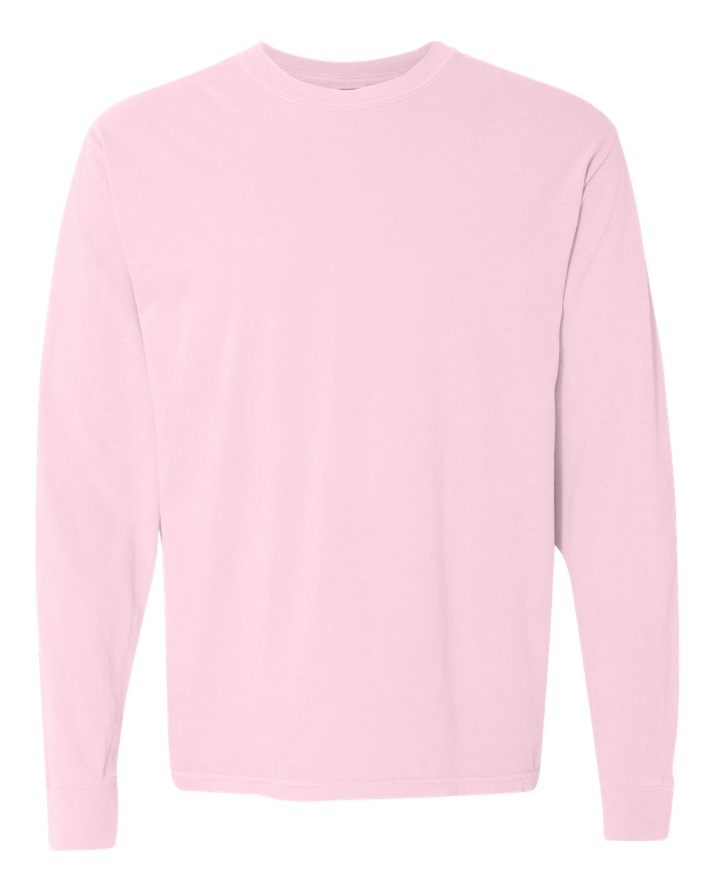 Garment-Dyed Heavyweight Long Sleeve T-Shirt - Front - B08108303 - Blossom