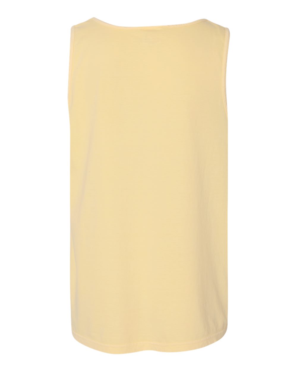 Garment-Dyed Heavyweight Tank Top - Back - B09808413 - Butter
