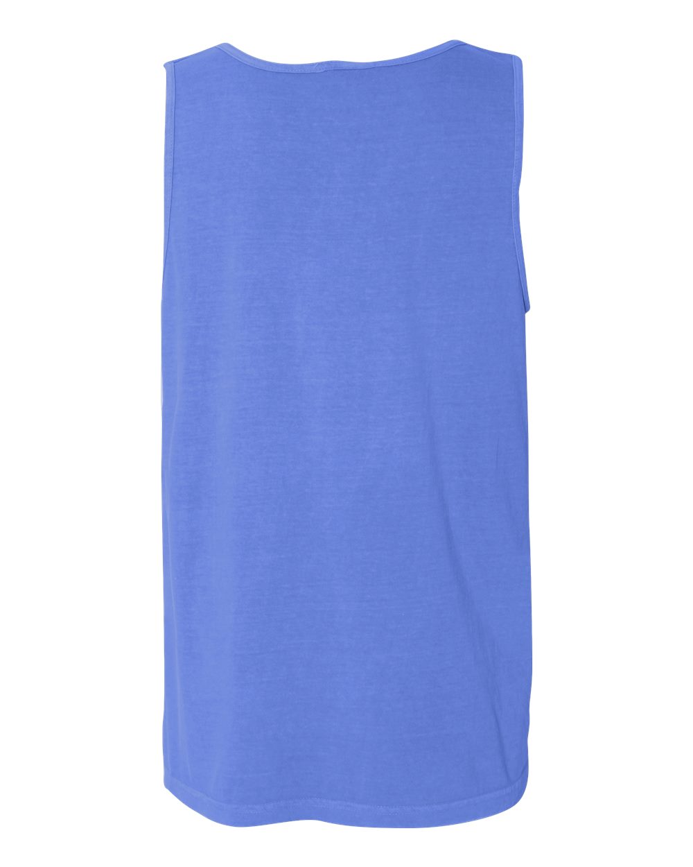 Garment-Dyed Heavyweight Tank Top - Back - B09808483 - Flo Blue