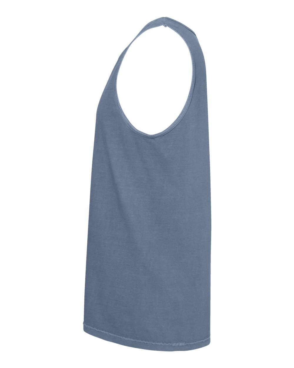 Garment-Dyed Heavyweight Tank Top - DirectSide - B09808983 - Blue Jean