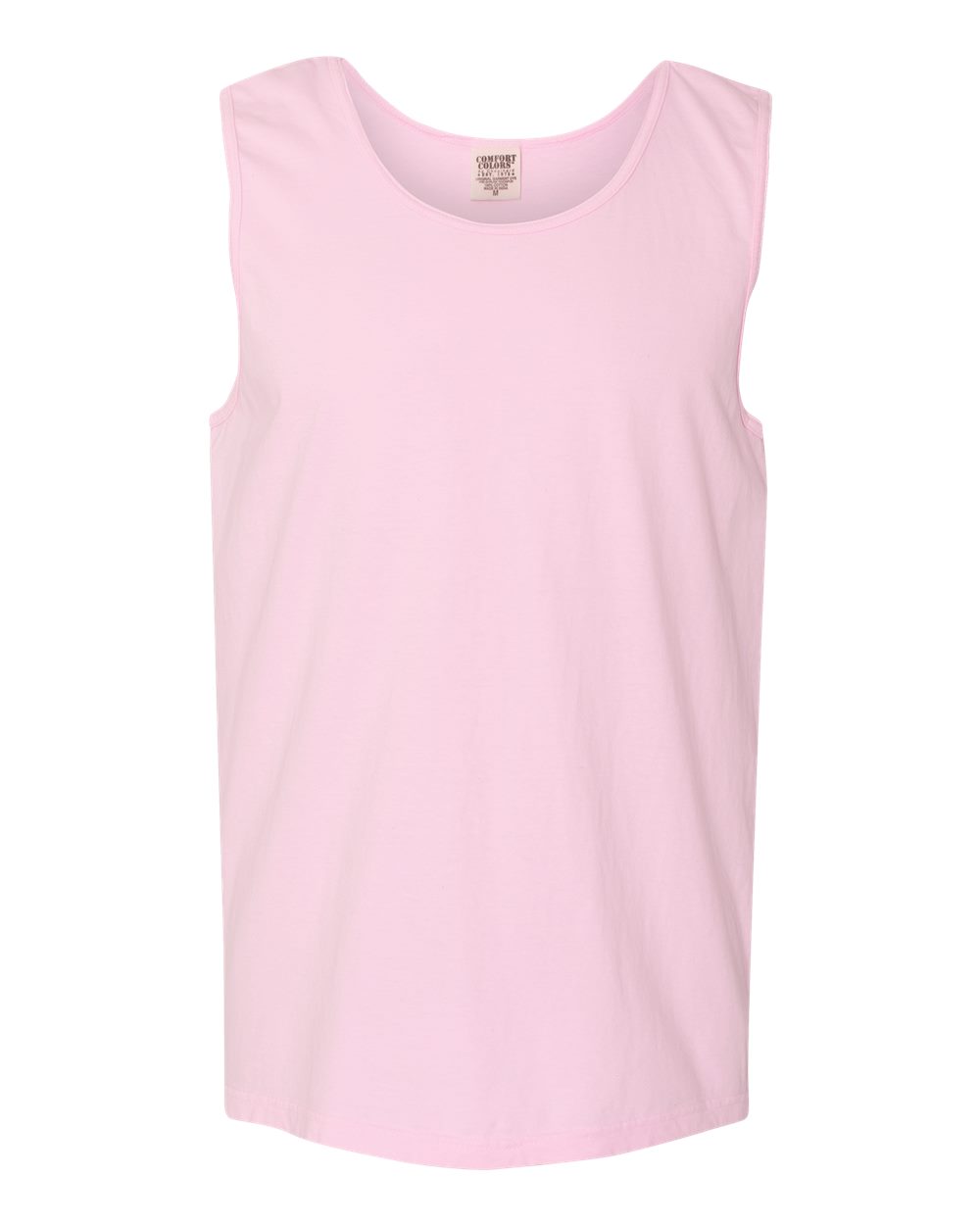 Garment-Dyed Heavyweight Tank Top - Front - B09808313 - Blossom