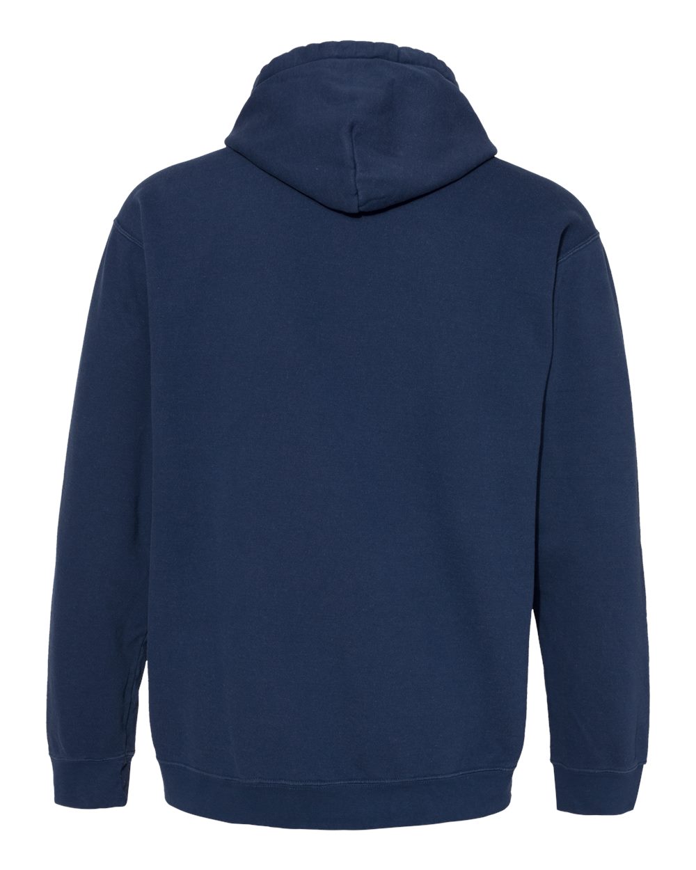Unisex Garment-Dyed Hooded Sweatshirt - Back - B70108623 - True Navy