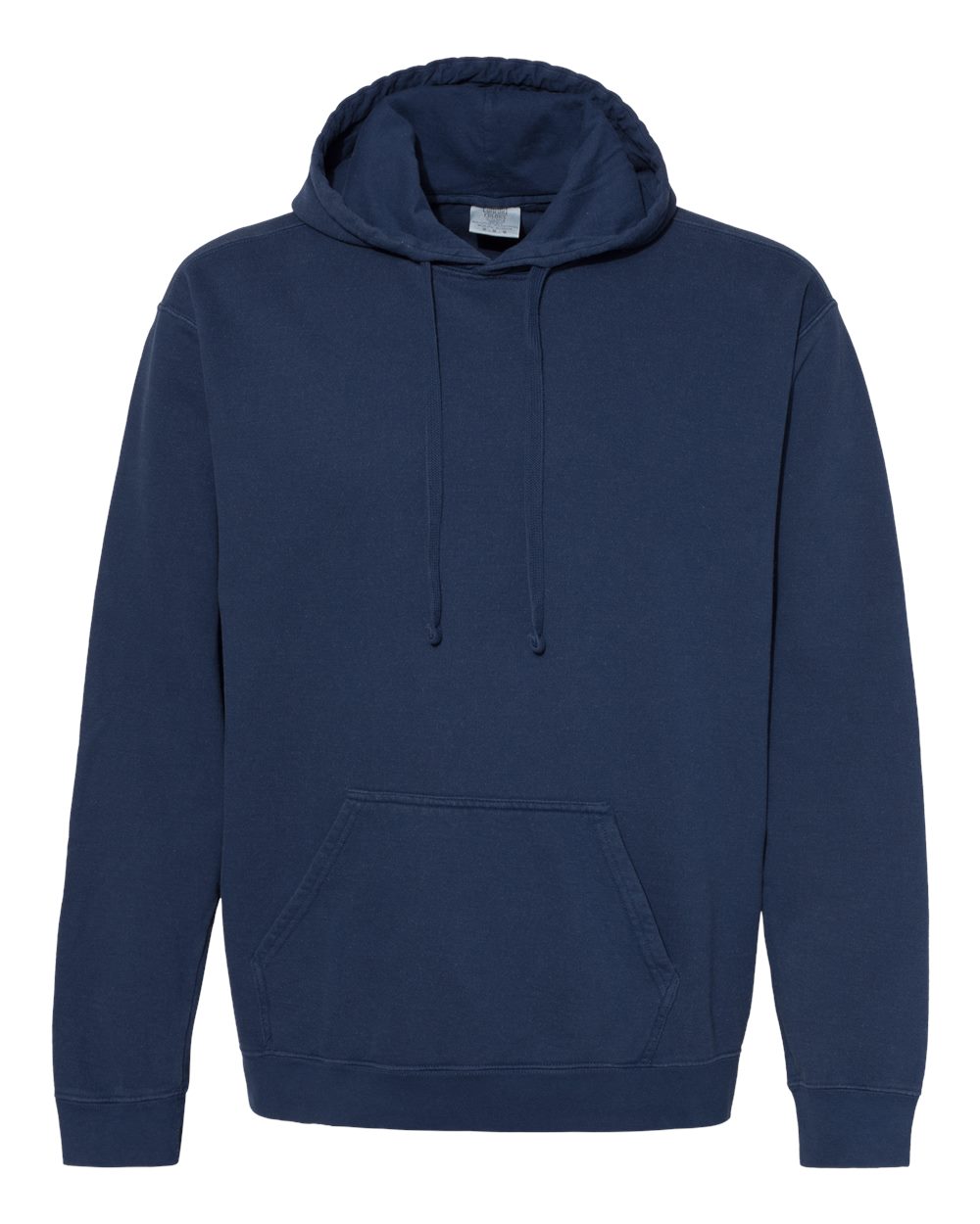 Unisex Garment-Dyed Hooded Sweatshirt - Front - B70108623 - True Navy
