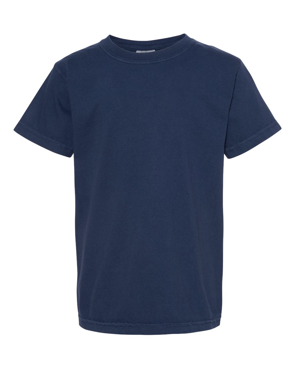 Youth Garment-Dyed Heavyweight T-Shirt - Front - B31608622 - True Navy