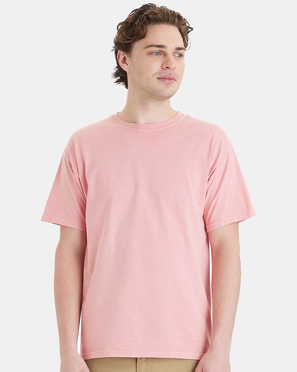 Unisex Botanical Dyed T-Shirt - OnModelFront - B11100143 - Botanical Rubia