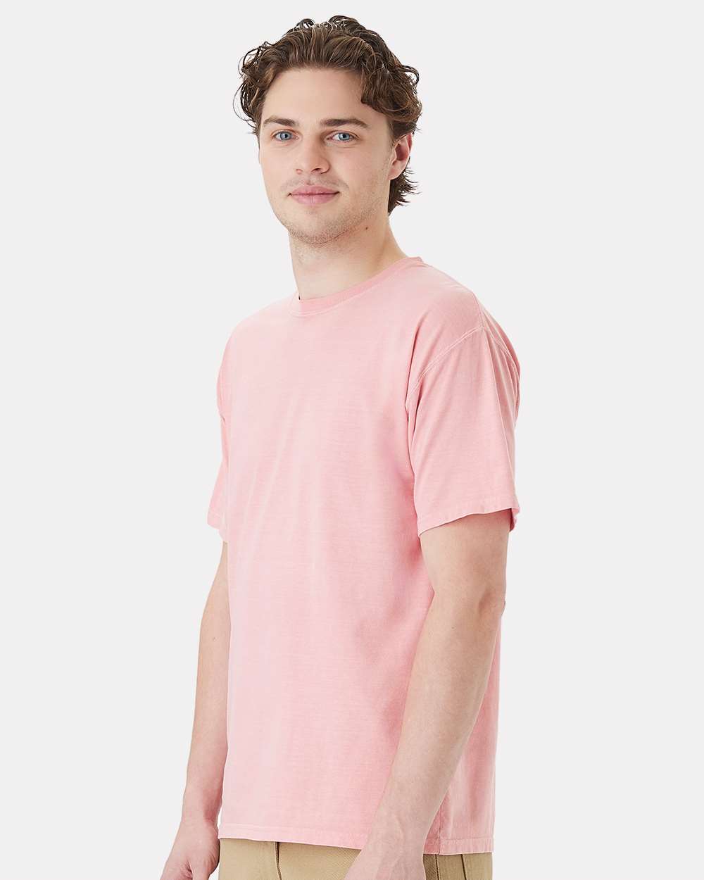 Unisex Botanical Dyed T-Shirt - OnModelSide - B11100143 - Botanical Rubia