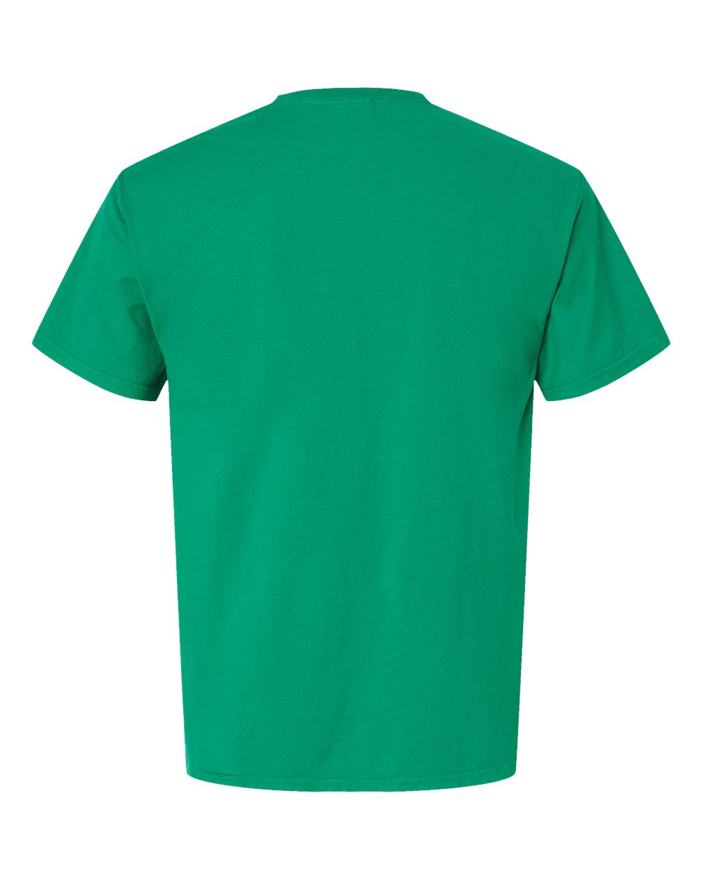 Men's Garment-Dyed T-Shirt - Back - B35100083 - Rich Green Grass