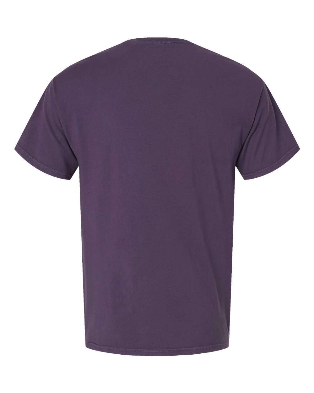 Men's Garment-Dyed T-Shirt - Back - B35100153 - Grape Soda