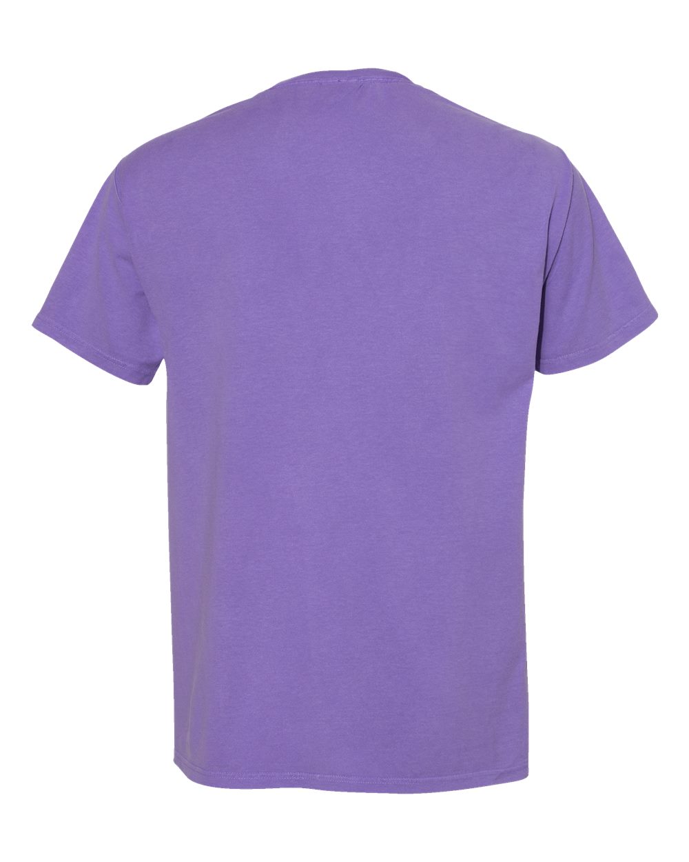 Men's Garment-Dyed T-Shirt - Back - B35100213 - Lavender