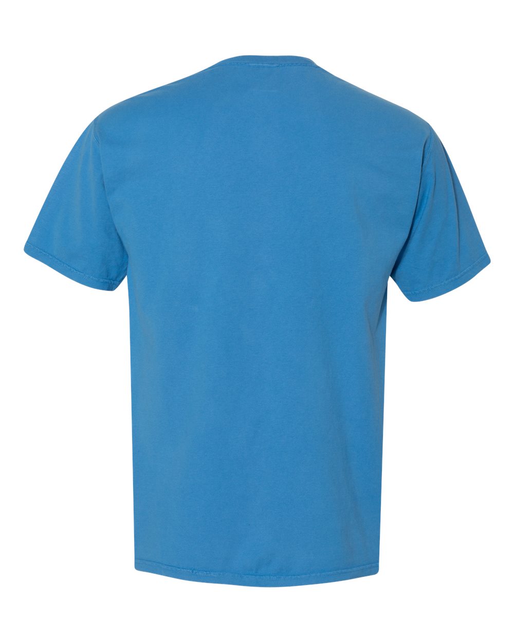 Men's Garment-Dyed T-Shirt - Back - B35100253 - Summer Sky Blue