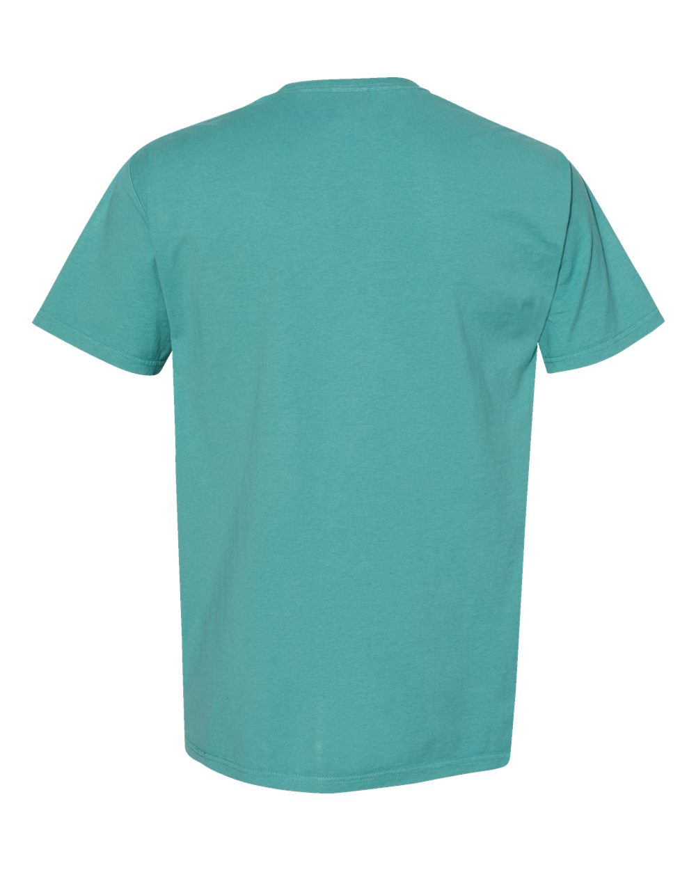 Men's Garment-Dyed T-Shirt - Back - B35100293 - Spanish Moss