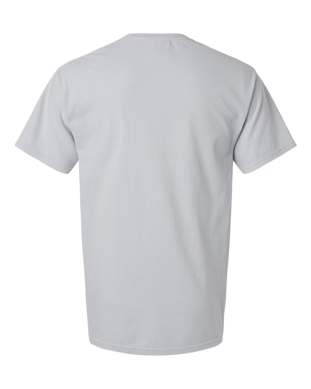 Men's Garment-Dyed T-Shirt - Back - B35100353 - Silverstone