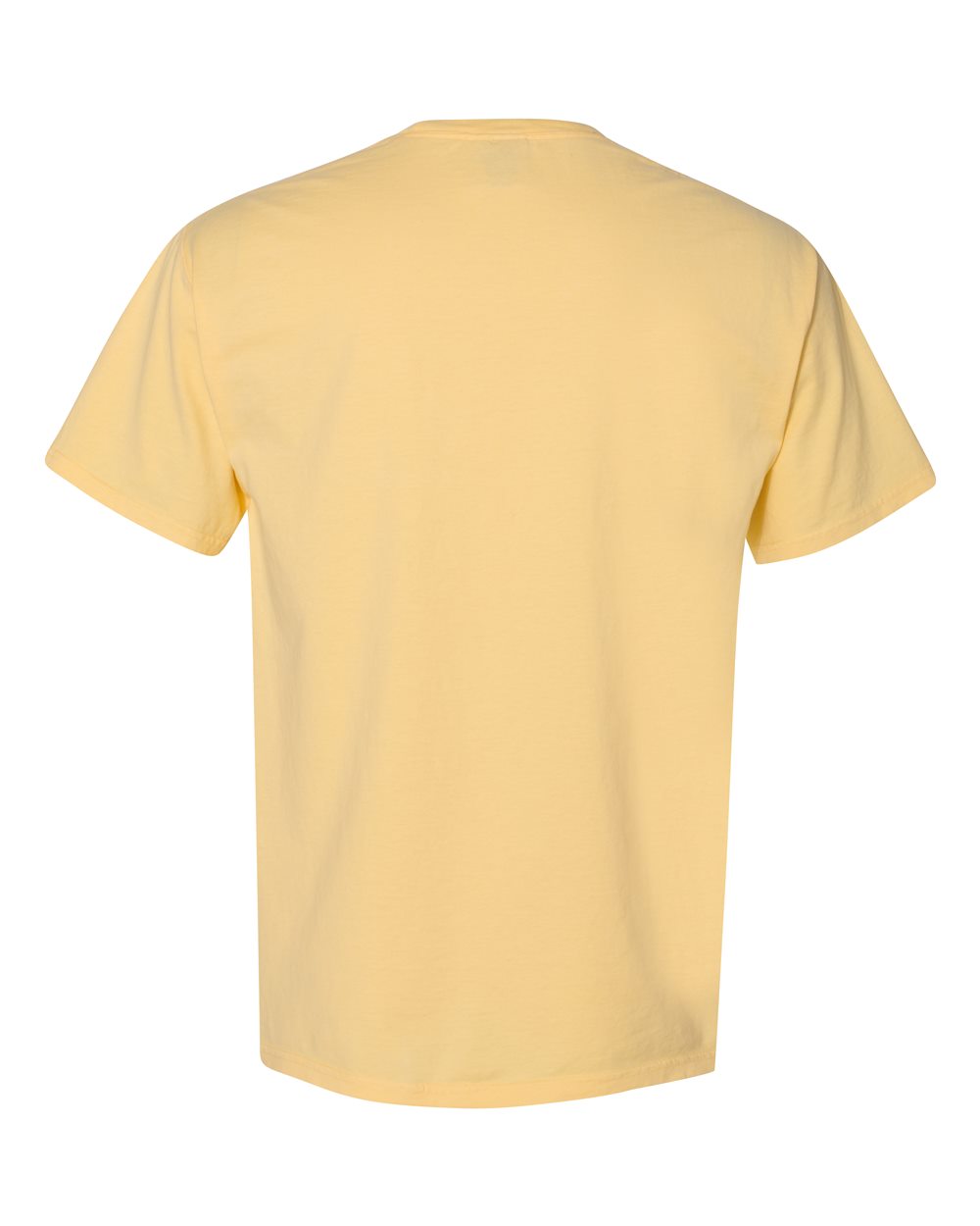 Men's Garment-Dyed T-Shirt - Back - B35100403 - Summer Squash Yellow