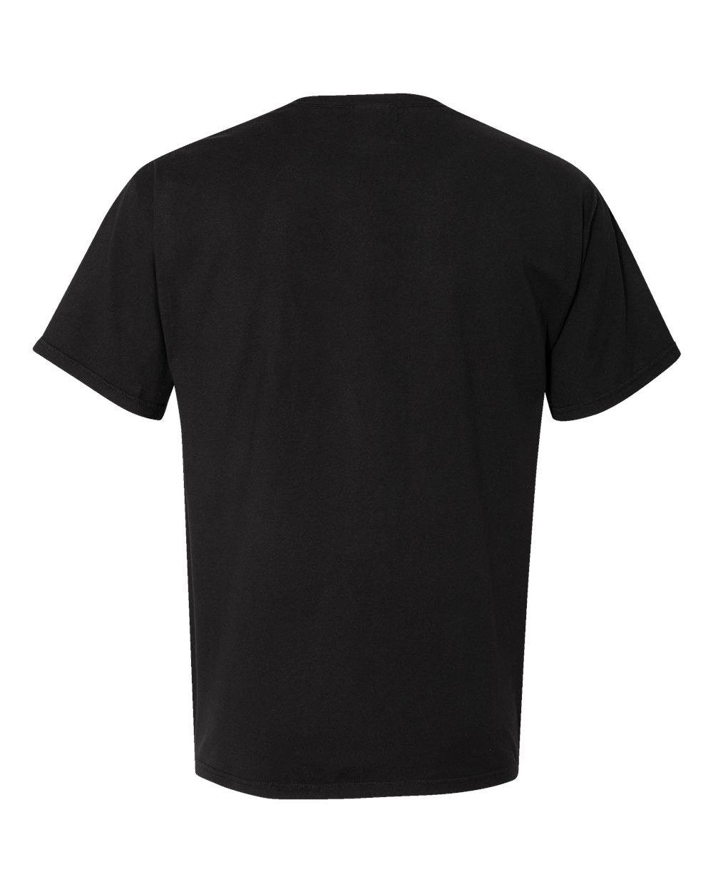 Men's Garment-Dyed T-Shirt - Back - B35100503 - Black